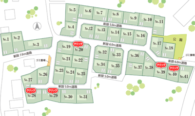 甲斐市下今井　分譲地　オススメ区画