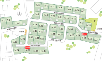 甲斐市下今井　分譲地　オススメ区画