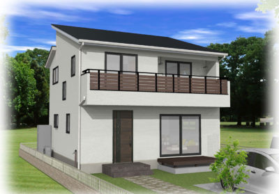 甲斐市下今井D1号棟　建売住宅　外観　イメージ画像