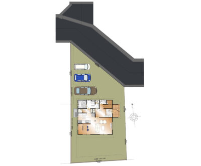 山梨　不動産　建売住宅　甲斐市下今井E38号棟　区画図