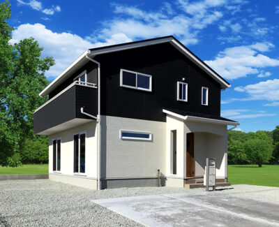 山梨　不動産　南アルプス市小笠原B　5号棟　新築建売住宅　外観写真