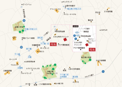 甲斐市西八幡I　地図