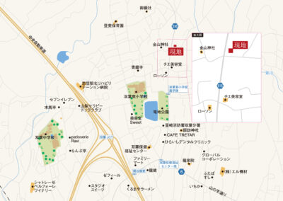 甲斐市大垈D　地図