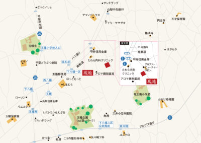 甲斐市西八幡I　地図
