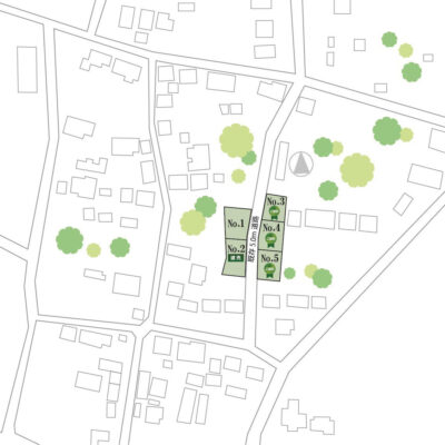 山梨県甲府市下今井町Bの区画図
