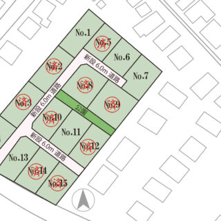 甲斐市下今井F区画図
