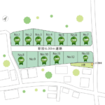 山梨県甲斐市篠原Gの区画図