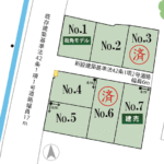 山梨県甲府市増坪町Cの区画図