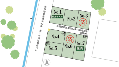 山梨県甲府市増坪町Cの区画図