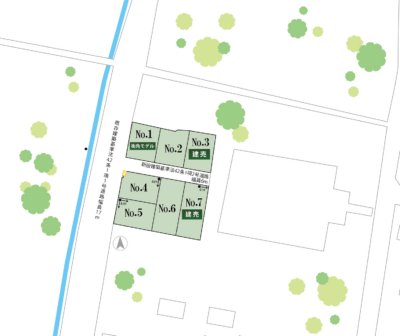 山梨県甲府市増坪町Cの区画図