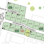 山梨県甲府市増坪町D(分譲地)の区画図