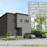 山梨県甲府市増坪町D分譲地の参考プラン