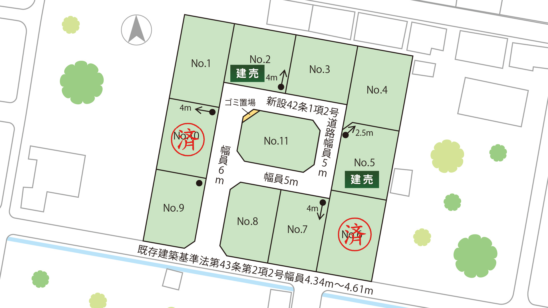 山梨県甲府市西高橋町A（分譲地：全11区画） | 山梨で新築・注文住宅