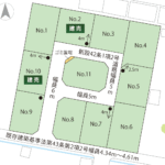 山梨県甲府市西高橋町Aの区画図