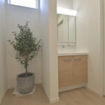 山梨県甲府市増坪町C7号棟の洗面