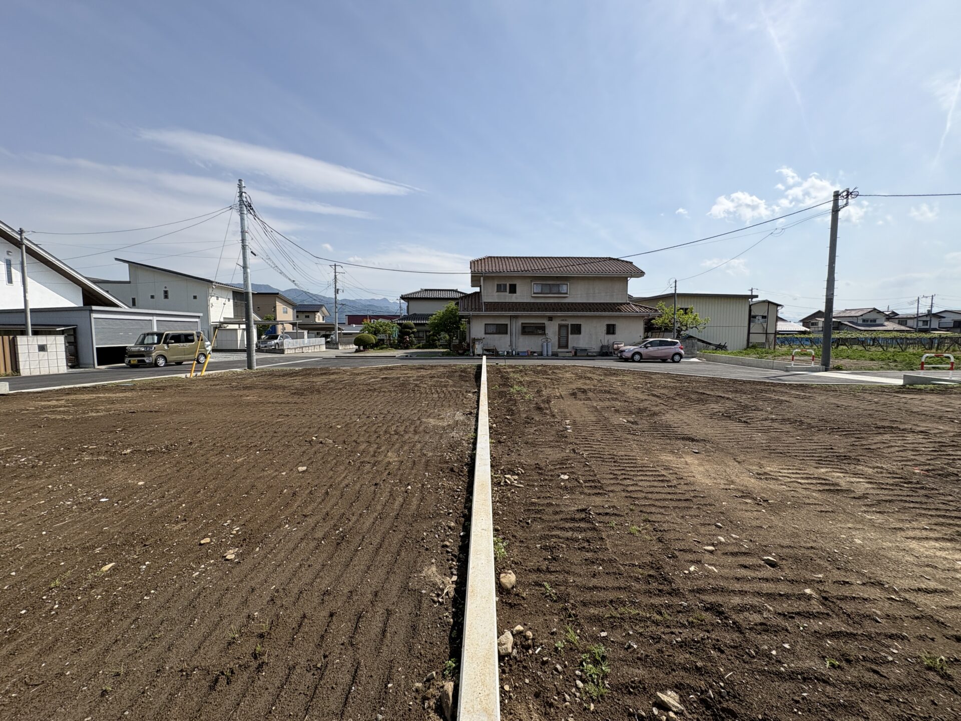 山梨県甲州市塩山下塩後B（分譲地：全4区画）の現地写真