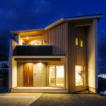 山梨県富士吉田市小明見A9号棟（街かどモデル）の外観