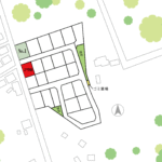 山梨県中巨摩郡昭和町西条新田Bの区画図