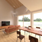 山梨県中巨摩郡昭和町西条新田B2号棟の内観