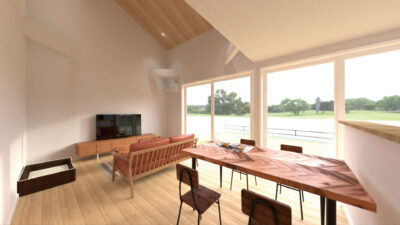 山梨県中巨摩郡昭和町西条新田B2号棟の内観