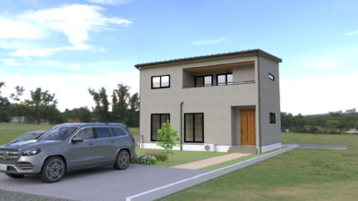 山梨県南アルプス市野牛島H4号棟の外観