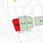 山梨県南アルプス市野牛島H4号棟の区画図