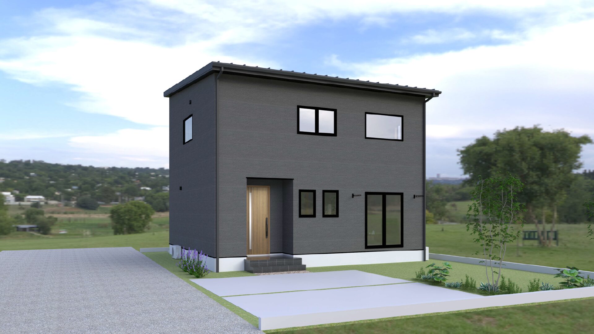 山梨県甲府市里吉F 7号棟（建売住宅）の外観