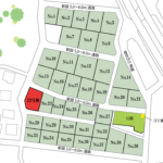 山梨県南アルプス市寺部B22号棟(建売住宅)の区画図