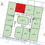 山梨県甲府市西高橋町A2号棟（建売住宅）の区画図