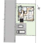 山梨県甲府市里吉F7号棟（新築建売住宅）の配置図
