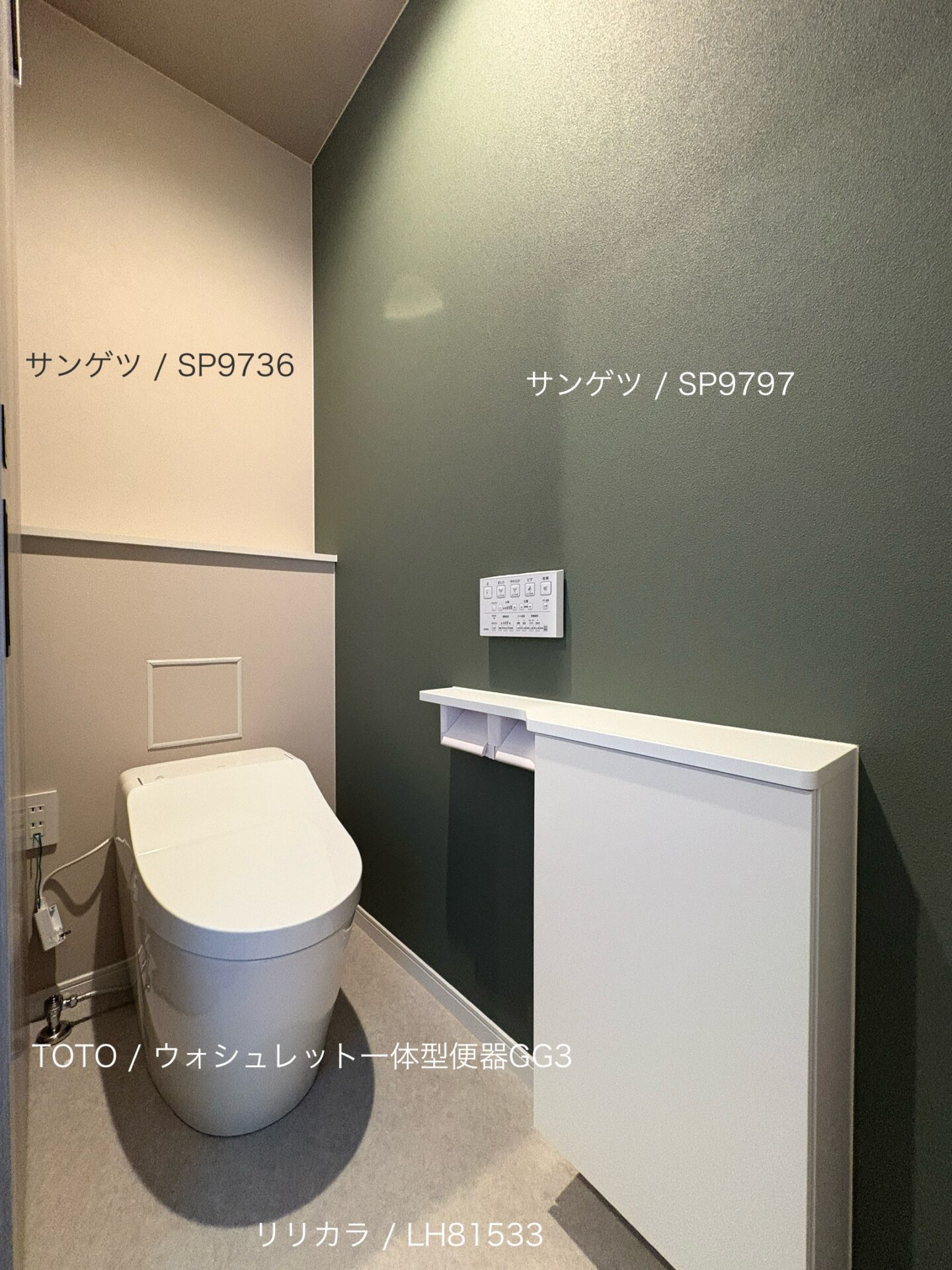 西甲府住宅ROOM TOUR ＃50　2Fトイレ（仕様）