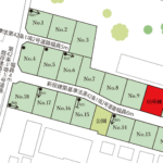 山梨県甲府市増坪町D1号棟（建売住宅）の区画図