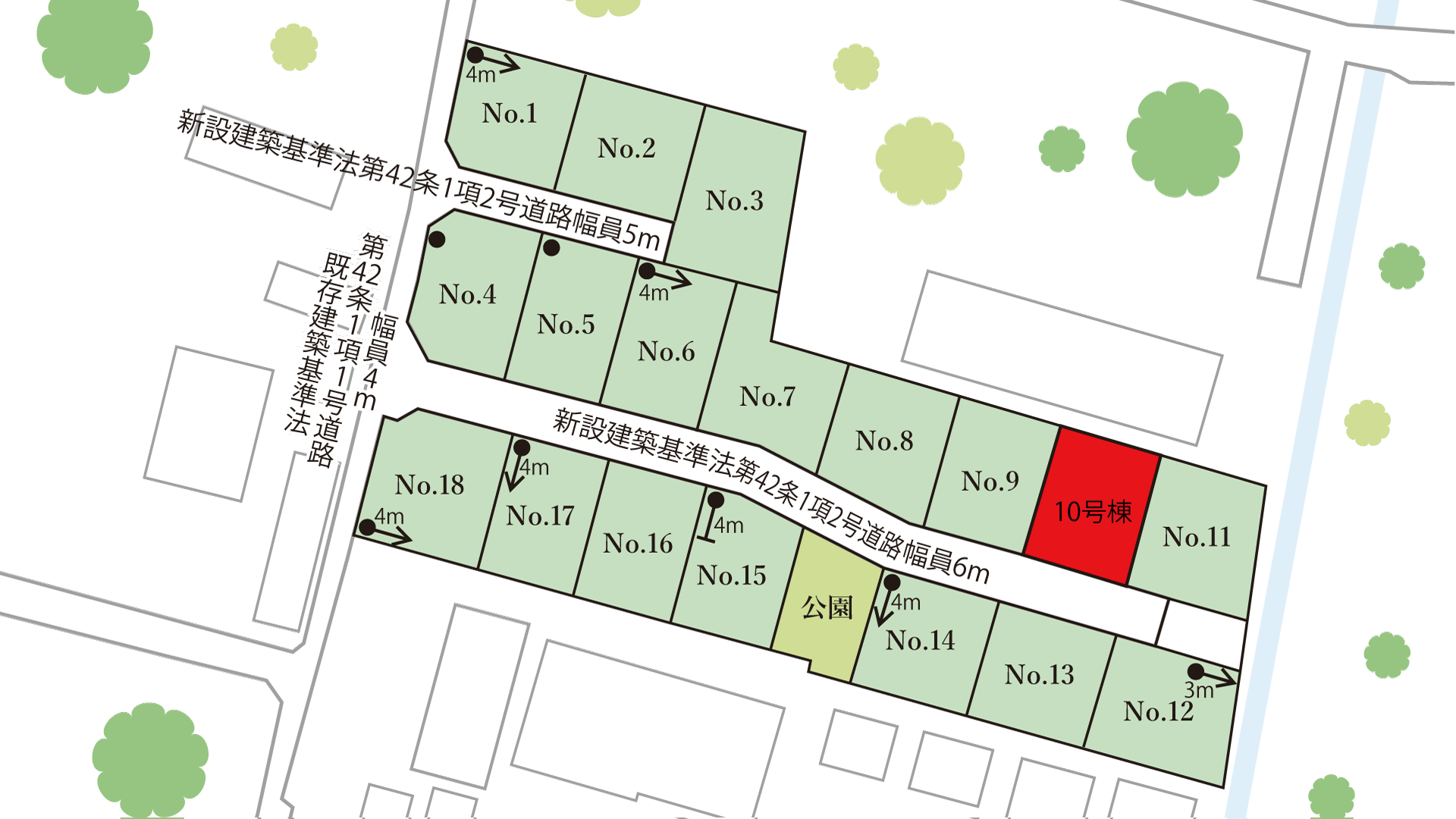 山梨県甲府市増坪町D1号棟（建売住宅）の区画図