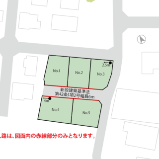 甲斐市下今井G-B　区画図